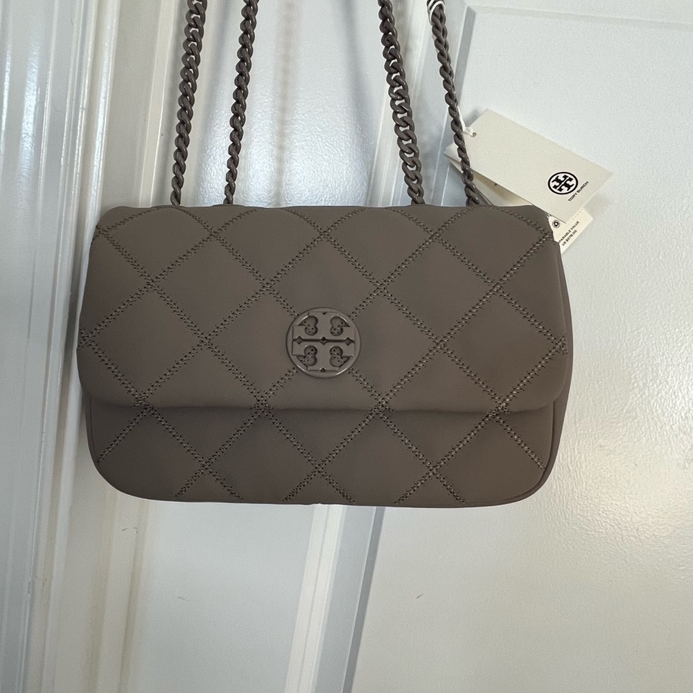 NWT Tory Burch Willa Matte Shoulder Bag
